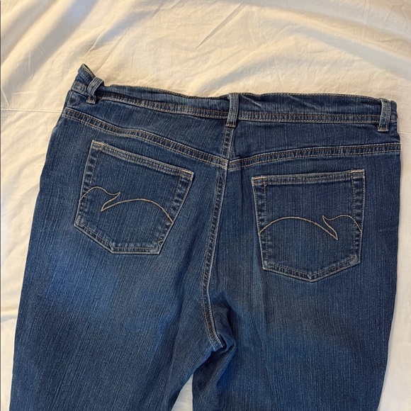 Gloria Vanderbilt Allyson fit Stretch Dark Blue Denim Women's Jeans. Size 14. - Picture 7 of 10